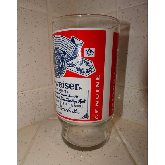 Vintage Budweiser King of Beers Glass Anheuser Busch - Picture 3 of 11